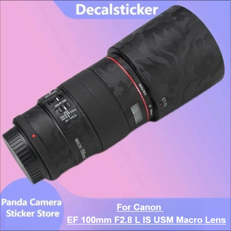 

Защитная пленка-наклейка для объектива Canon EF 100mm F2.8 L IS USM Macro, антицарапийное покрытие, защита корпуса камеры