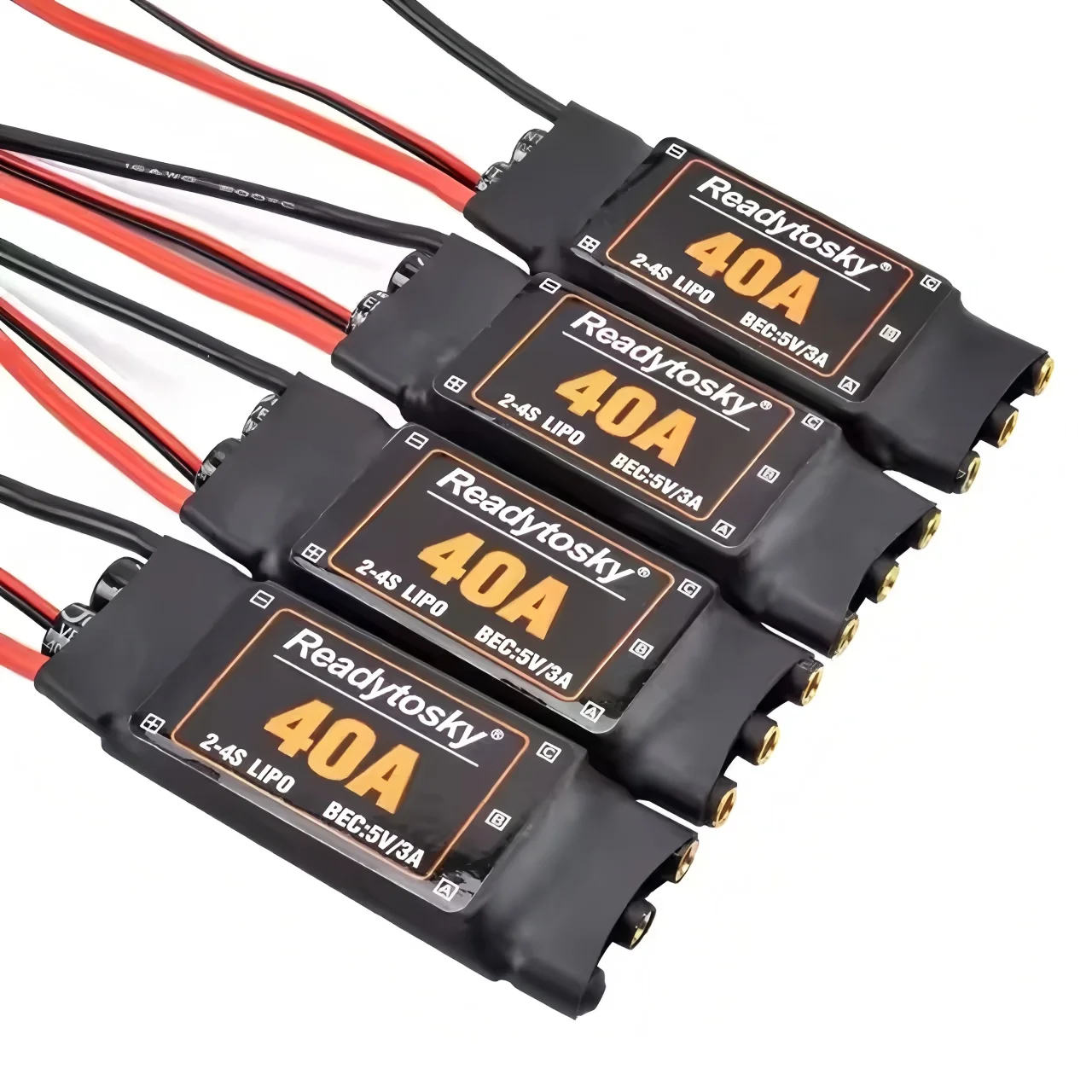 AeroParts40A ESC brushless electronic speed controller 2-4S with 5V3A UBEC for RC FPV quadcopter fixed-wing model aircraft