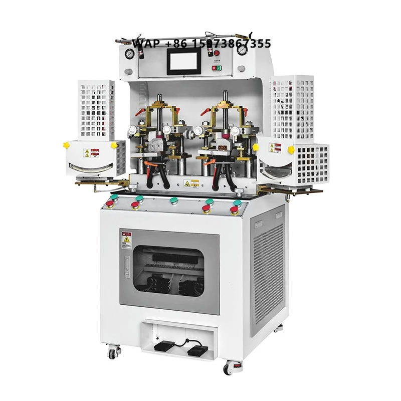 Automatic New Type Toe Cap Front Counter Molding Sport Footwear Shoes Making Upper Steam Lasting Forming Machine