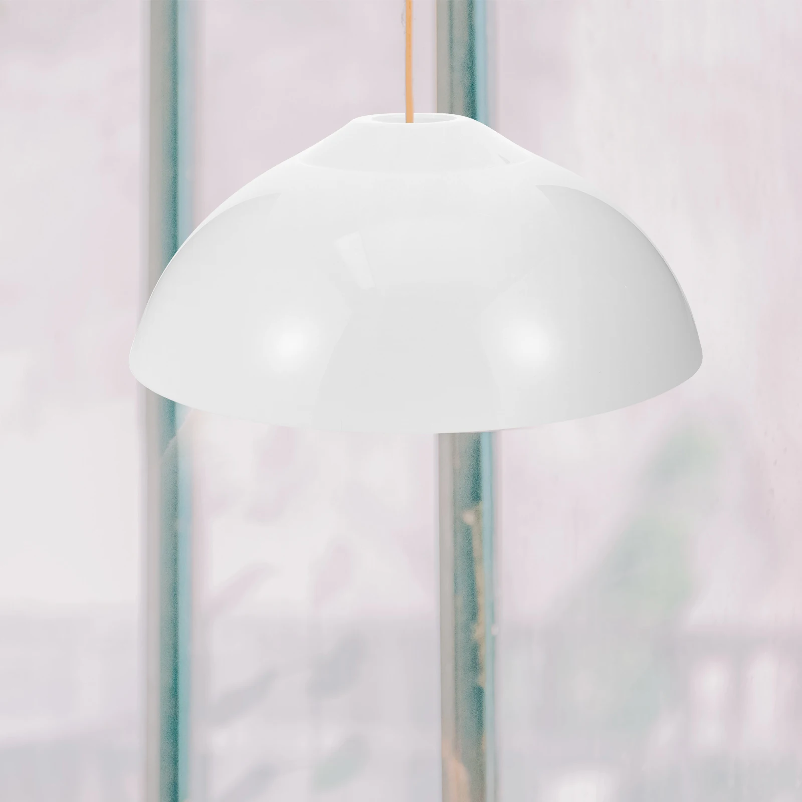 

White E27 Acrylic Pendant Light Cover 245mm Diameter Cream Style Hanging Lampshade White Acrylic Shade Floor Shade Replacement