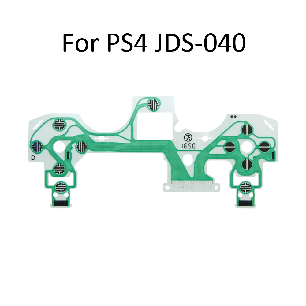 Проводящая пленка контроллера JDS 050 040 030 010, кабель с ручкой, кнопка, пленка для клавиатуры для Sony Playstation 4 PS4 Pro Slim Dualshock