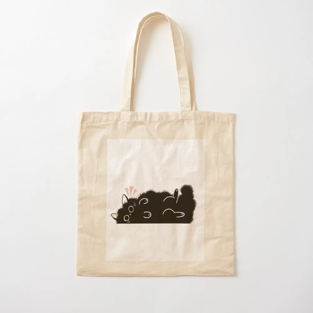 FluffCat Tote Bag shopper bag women Canvas bag for women Canvas stote