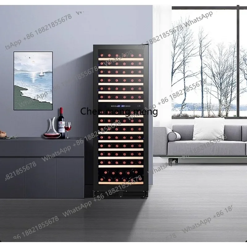 New arrive Embedded wine cabinet double constant temperature compressor commercial, household kitchen refrigerator cabinet