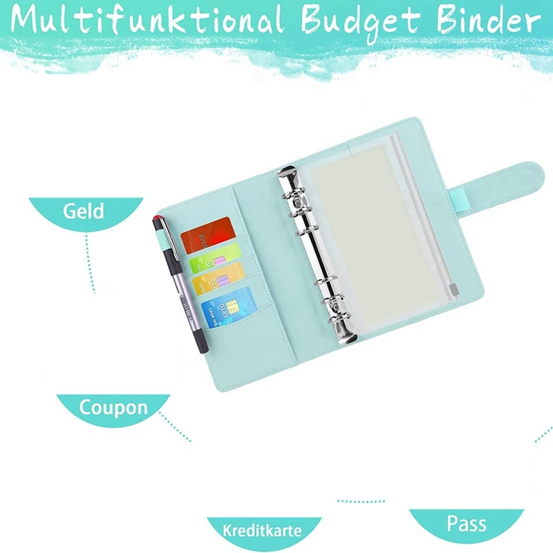 Папка для верхних бюджетных файлов, планировщик бюджета А6, органайзер для денег, папка для экономии денег, книга для денег с фильмами, блокнот с 6 отверстиями