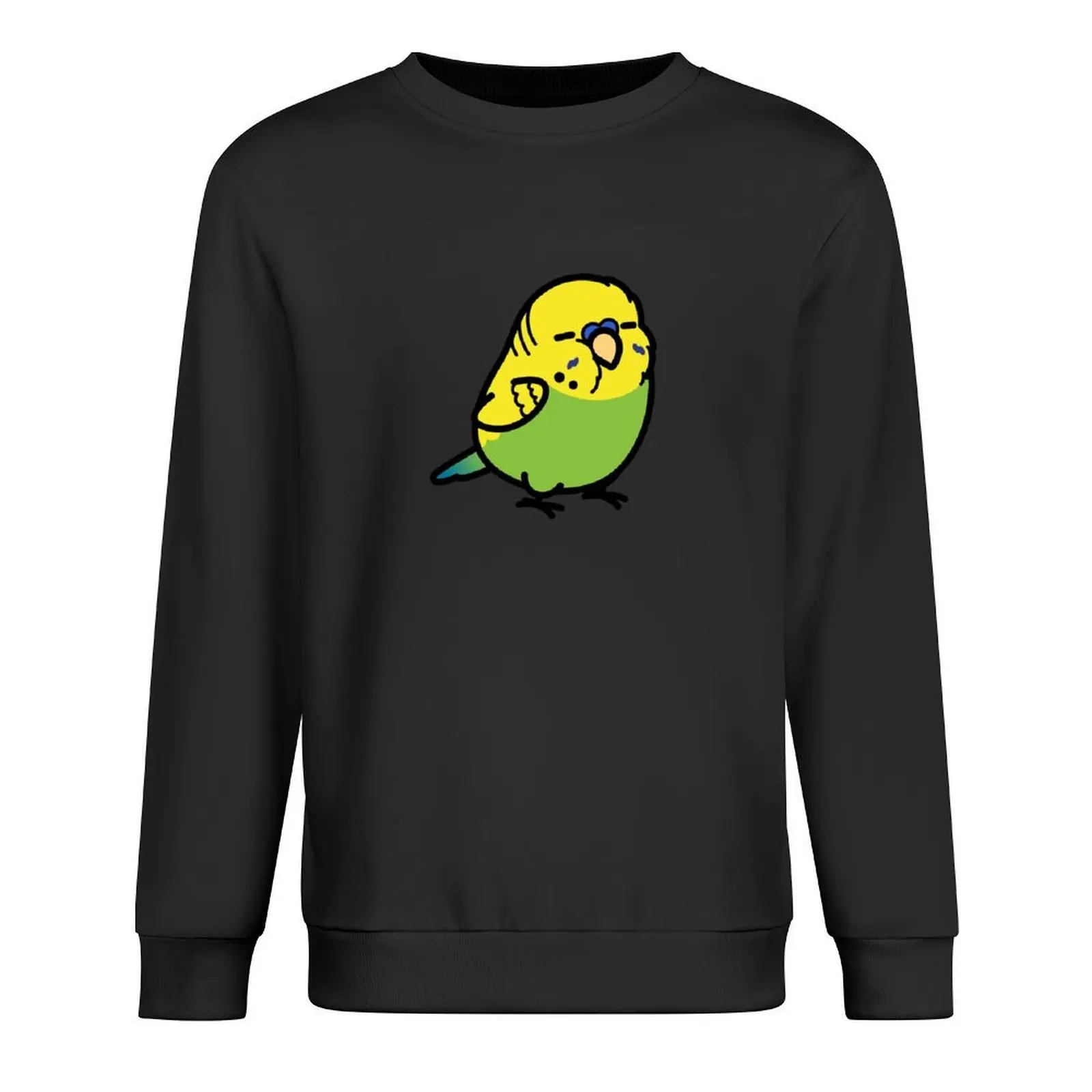

Chubby Green English Budgie - Male Pullover anime clothes male clothes autumn clothes for men sweatshirt