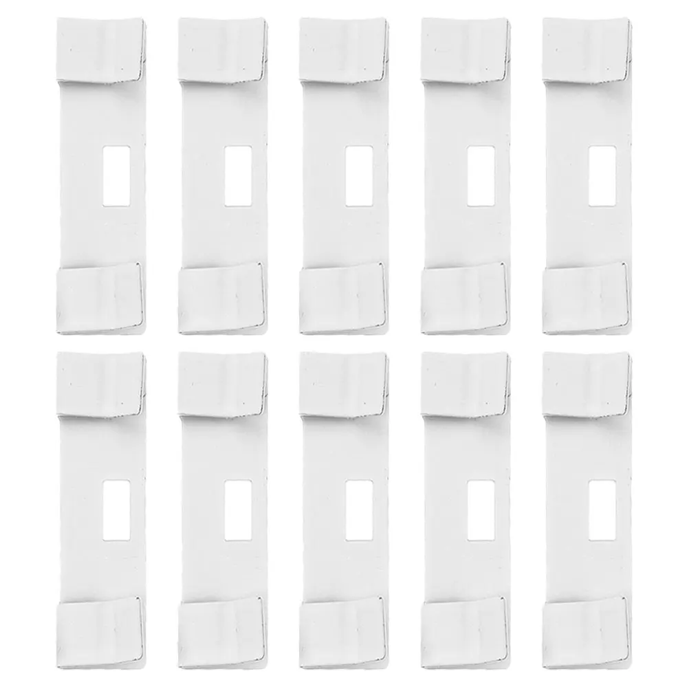 

10Pcs Metal Vertical Blinds Slats Repair Tabs Replacement Parts Household Fixer Vertical Blind Repair Vane Savers
