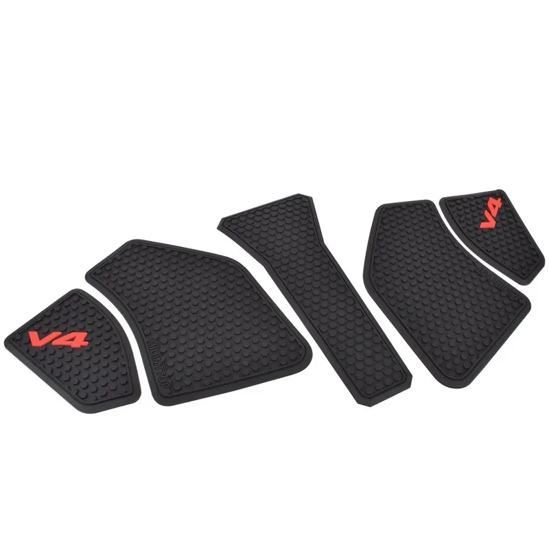 خزان وقود دراجة نارية منصات مضادة للانزلاق واقية الجر ملصق قبضة الركبة الغاز الشارات ل Ducati Panigale V4 2018-2024 فولت 4 #5