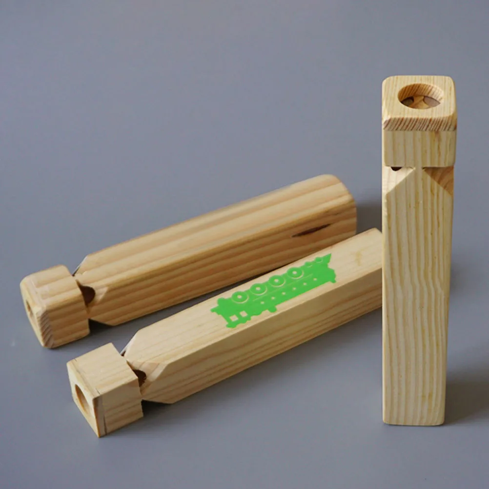 

1Pcs Wooden Whistle Train Educational Musical Instrument Plaything for Kids Creative Birthday Christmas Hearing Gift