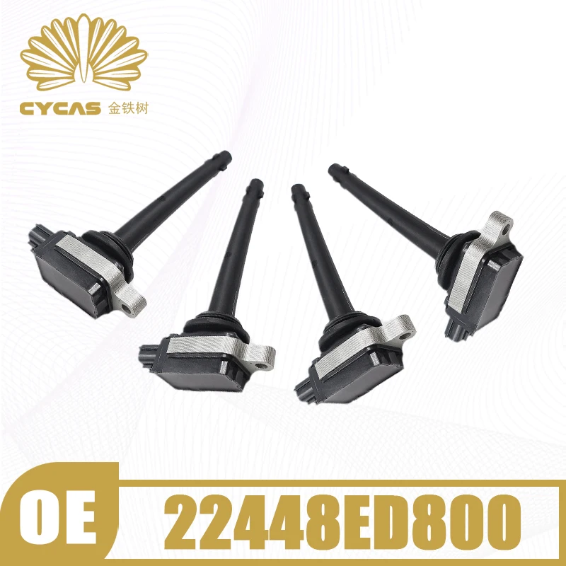 4pcs CYCAS Brand 22448-ED800 Ignition Coil Replacement Parts For Nissan Micra Note NV200 Qashqai Tiida X-Trail