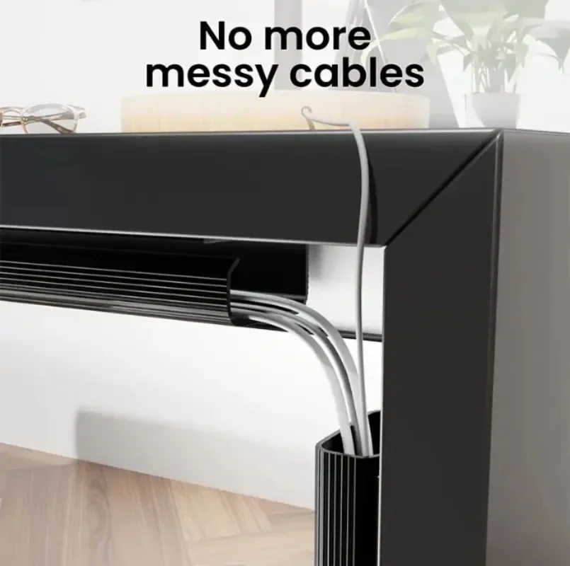 1 stücke Unter Schreibtisch Kabel Management Kabel Tablett Unter Schreibtisch Mit Klemme Power Streifen Kabel Halter Kein Bohren Robust geräumige liefert
