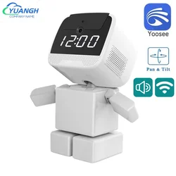 a380 Robot WIFI Camera 1080P Two-Way Audio Smart Home Clock Wireless Camera Remote Control Security Protection