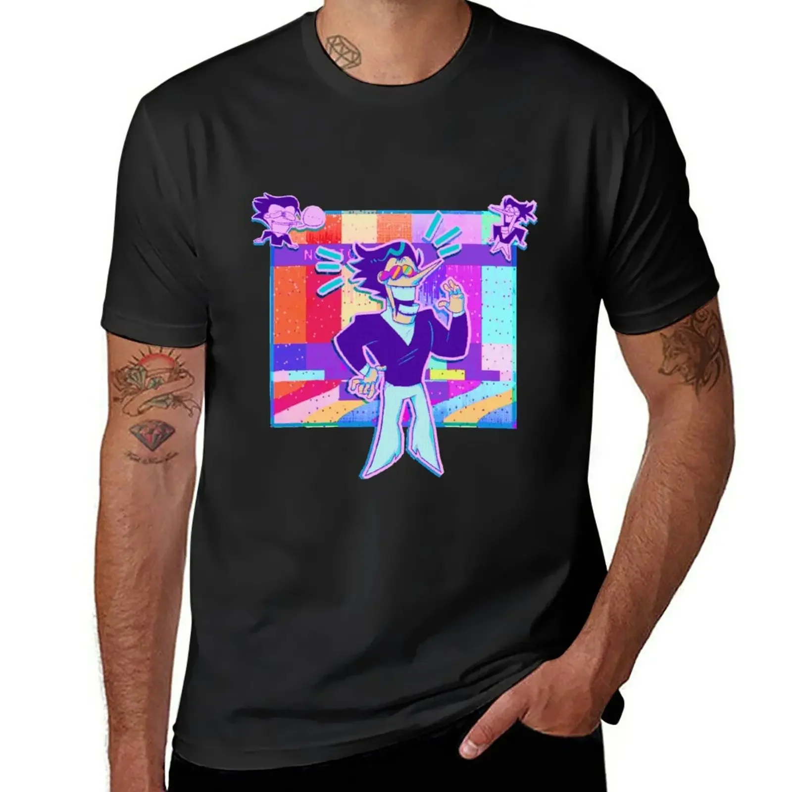 Spamton Deltarune T-Shirt plus sizes sublime aesthetic clothes anime mens graphic t-shirts hip hop