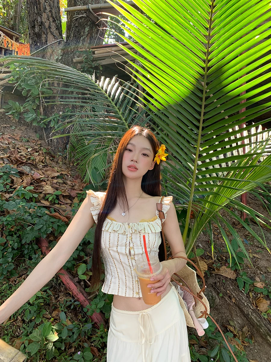 

Red Celebri Studio Women's Tank Top ort Svel Inner Wear Two-Piece Set Slim Fit Faionable Design Cotton Blend