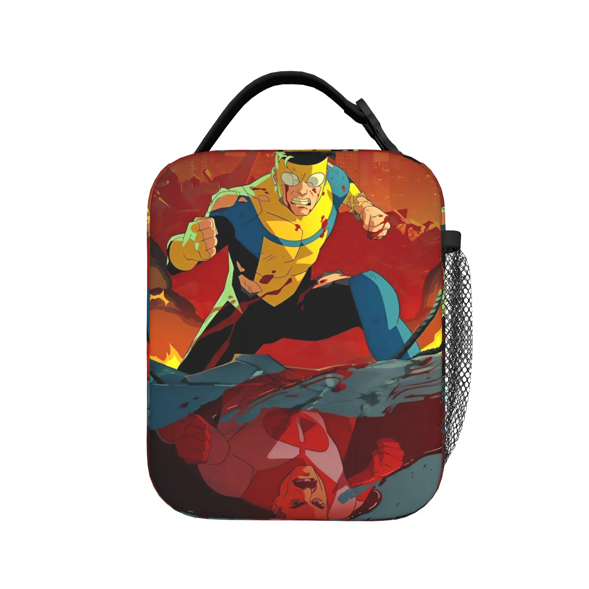 TV Series Invincibles Mark Grayson Thermal Insulated Lunch Bags for Office  Portable Bento Box Cooler Thermal Lunch Boxes