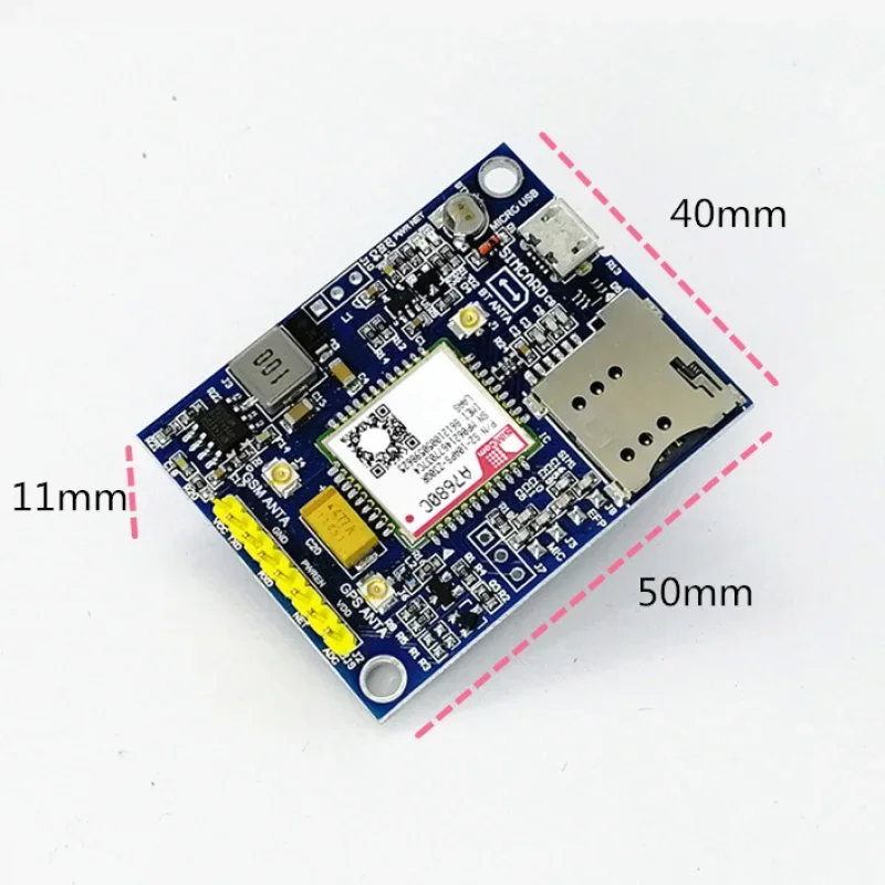 

Макетная плата A7680CModule CAT1 4G IOT, сделано в Китае, SIMCOM, малый размер, широкое напряжение