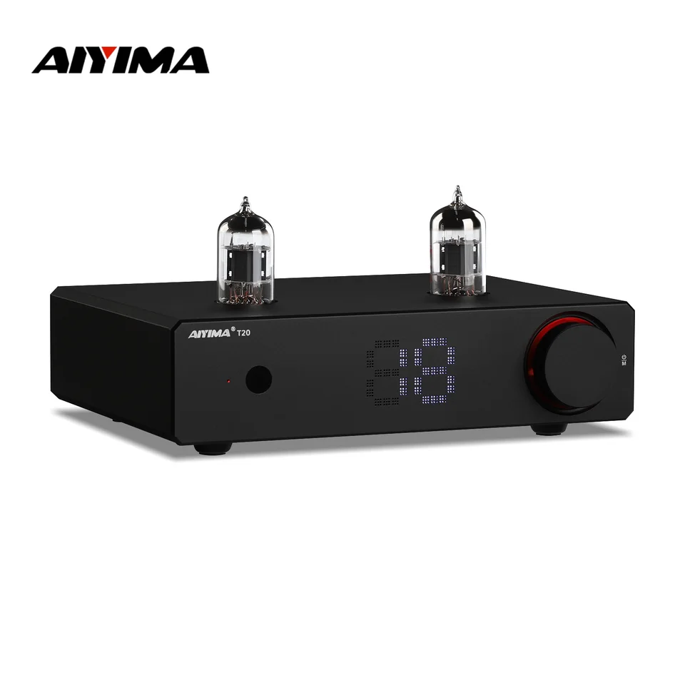 AIYIMA T20 & A20 真空管プリD級デジタルアンプ　使用わずか S31f43e1a125a499d95edd015cd7b5
