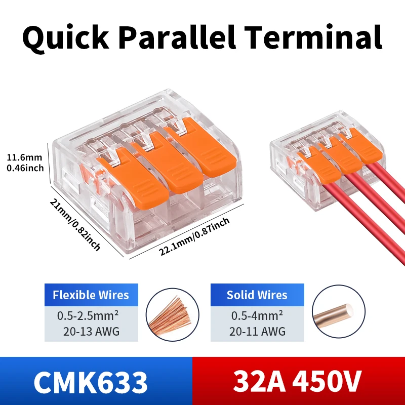 10/20/50Pcs 3Ports …