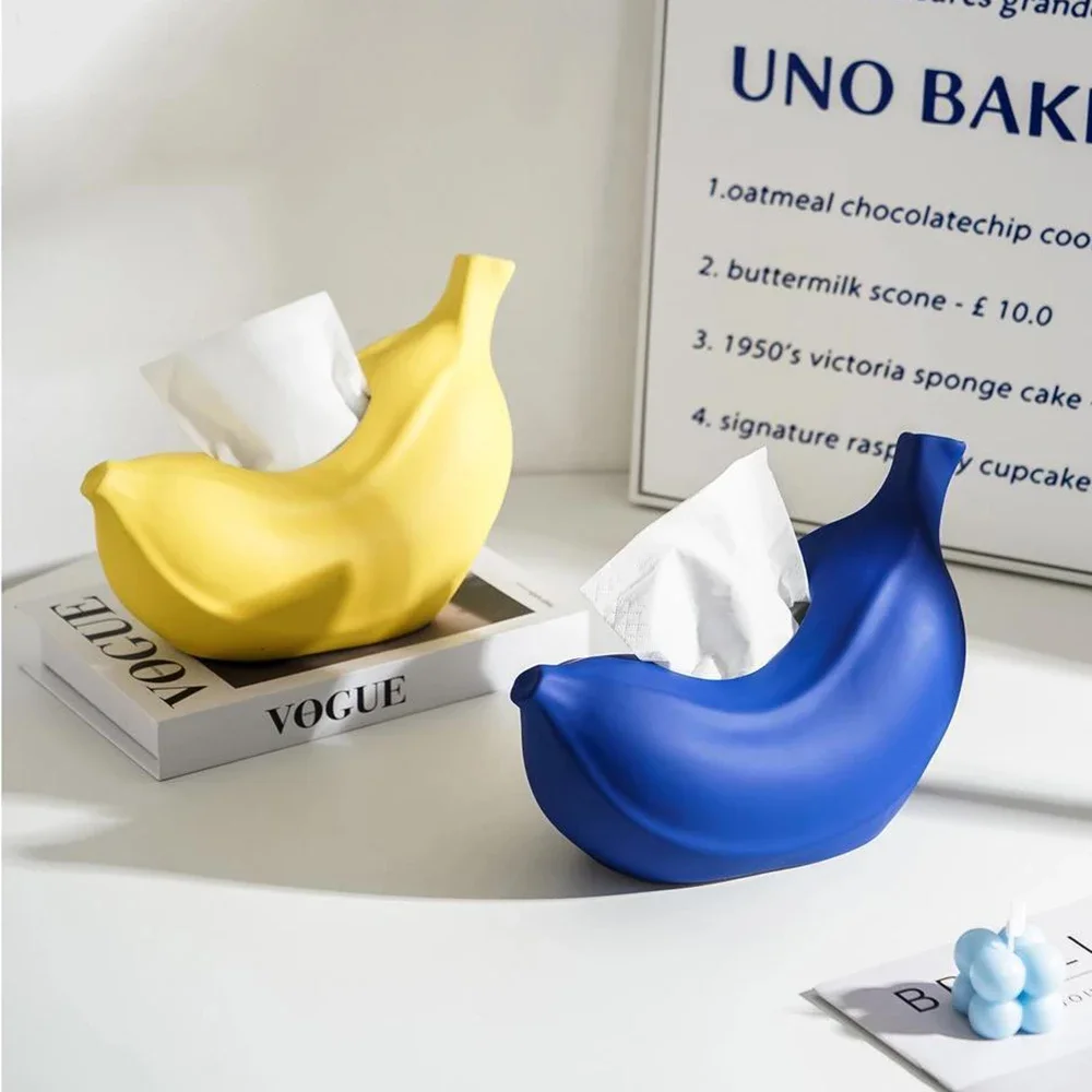 

Banana Tissue Box Household Tissue Box Glue-resistant To Falling Living Room Tea Table Dining Table Bedroom Decoration Draw Box