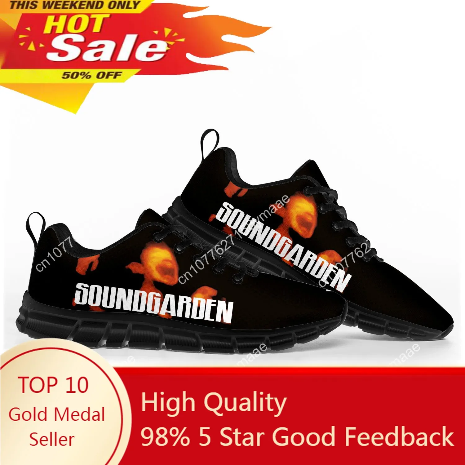 

Soundgarden Rock Band Sports Shoes Mens Womens Teenager Kids Children Sneakers High Quality Sneaker Customize Couple Shoe