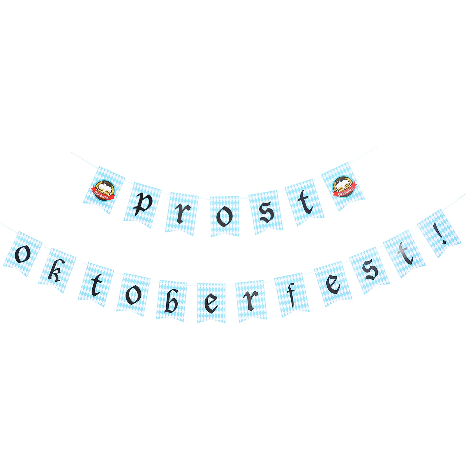 

Beer Festival Flag Oktoberfest Decor Decoration Letters Banner of The Lid Bar Pendant Flowers Garland for Hanging Party