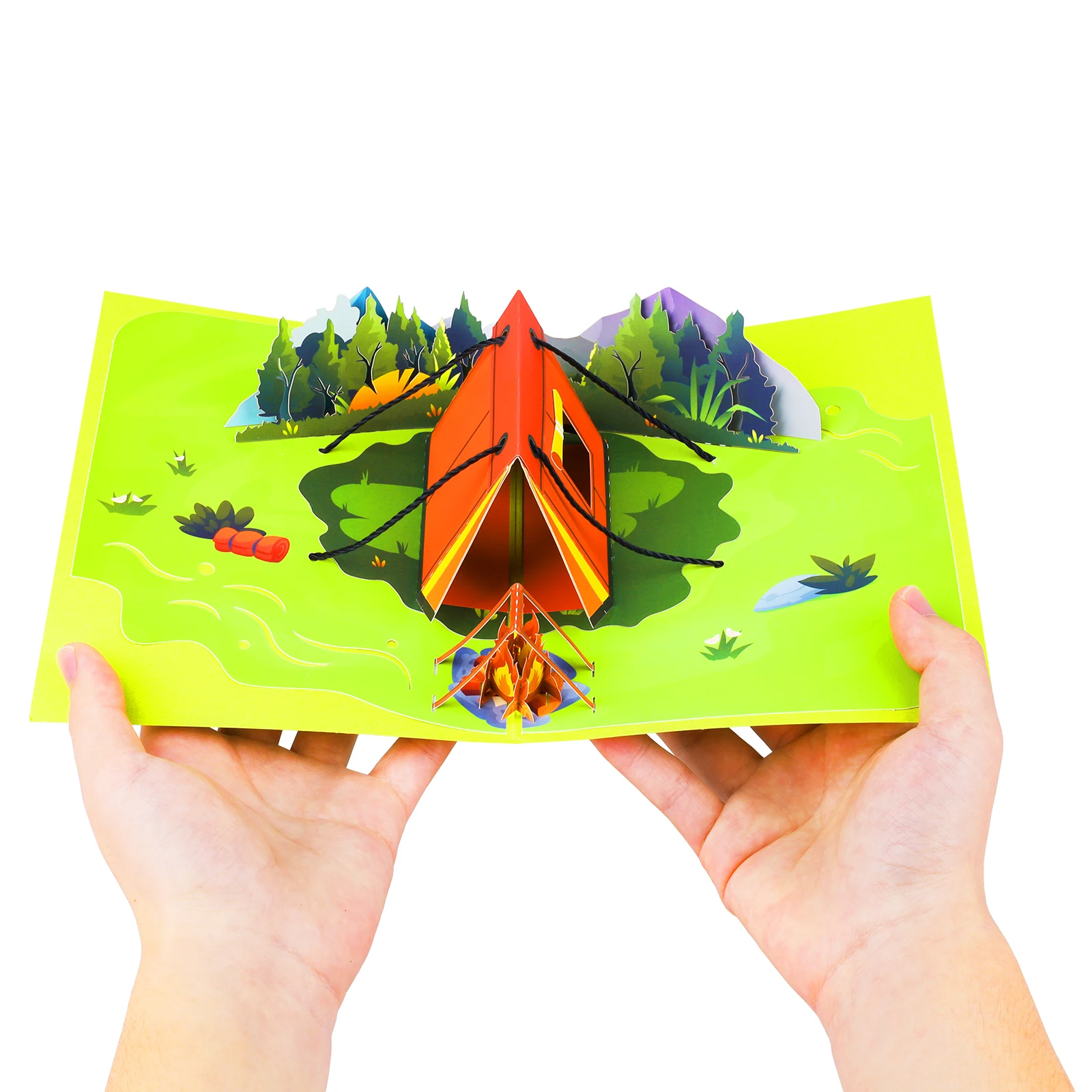 Pop Up Retirement Greeting Card for Travel Outdoor Themed