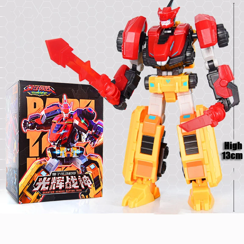 

5''/13cm Quantum Squad Deformation Model Set Toys Robot Joint Mobility Actions Figures Toy for Boy Kids Holiday Birthday Gifts