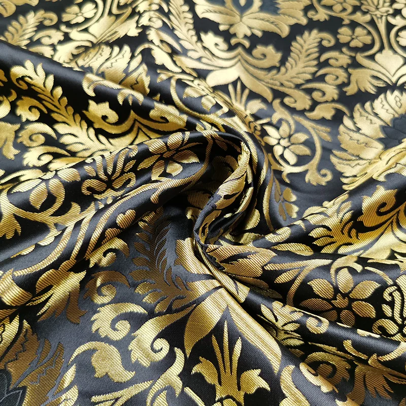 Brocade Jacquard Fabric European Baroque Luxury Bronzing Performance Suit Trench Coat Coat Cushion Sewing Material by the Yard