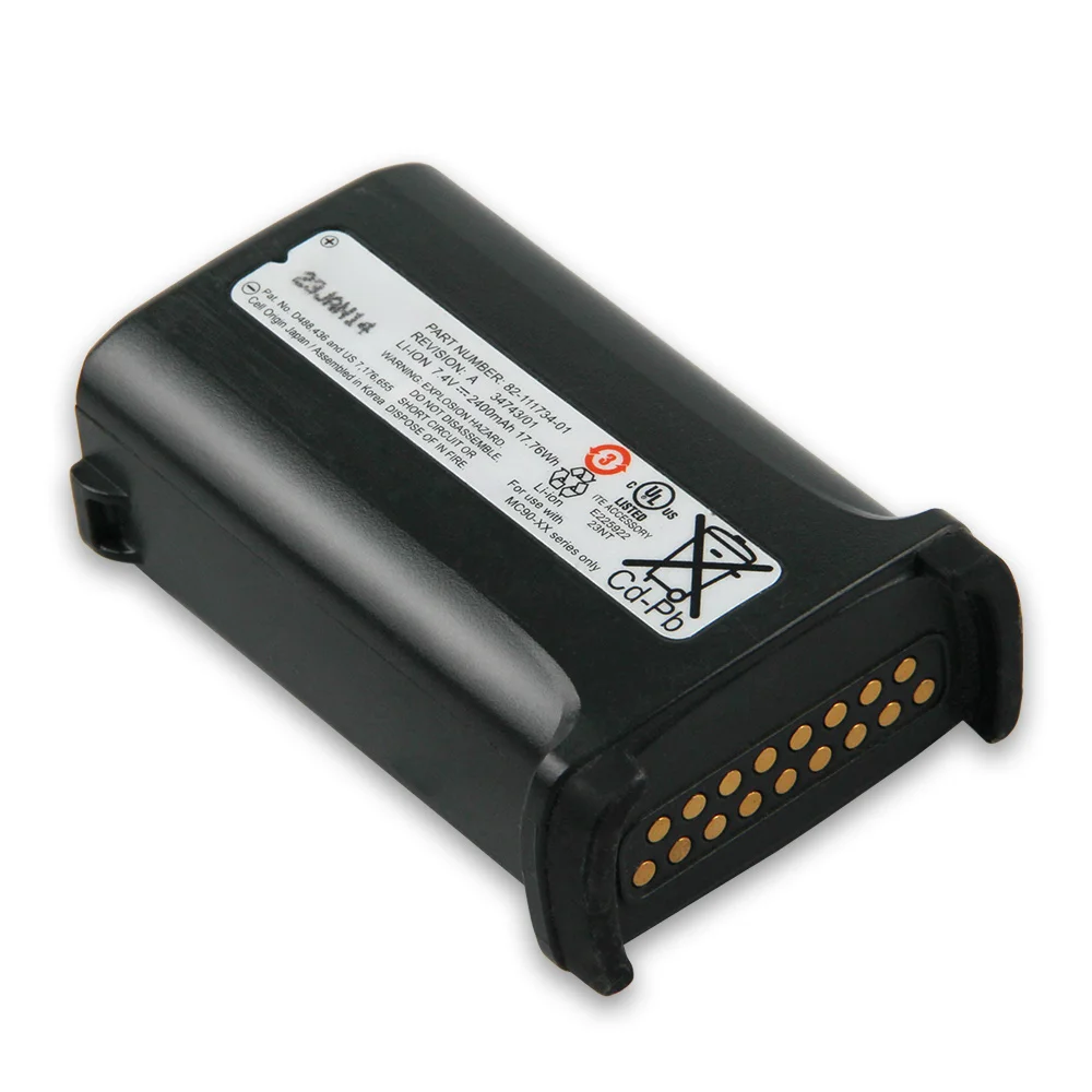 Original Replacement Battery For Motorola MC9090 MC9190 MC90XX MC92N0 82-111734-01 Genuine Battery 2400mAh