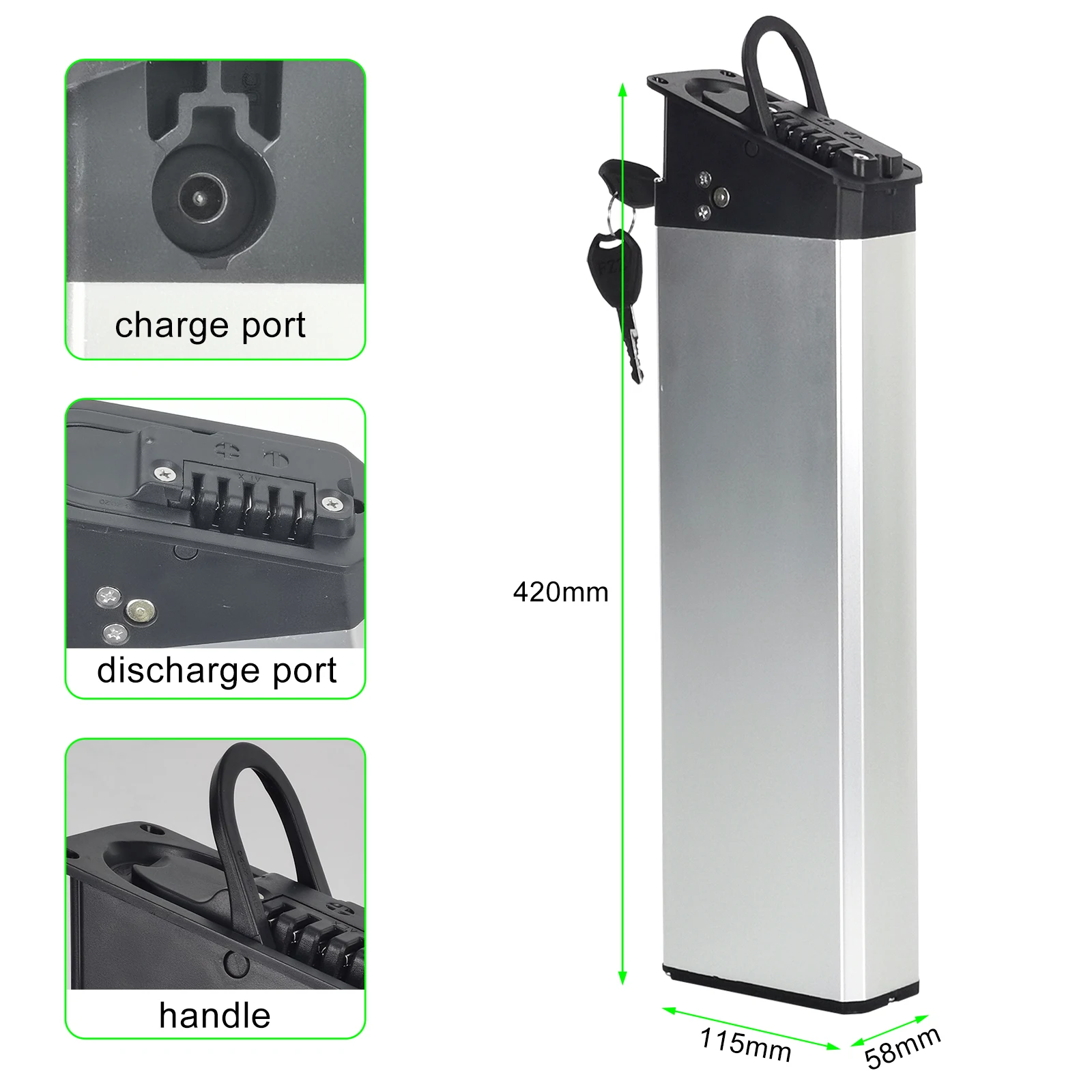 For mate x 48V Folding ebike Battery 48volt 10.4ah 14ah 17.5ah 12.8ah Electric Bike Battery Samebike Lo26 52v Batteries