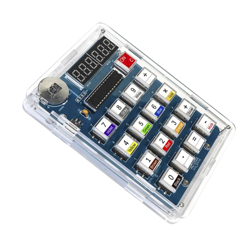 6 أرقام LED عرض آلة حاسبة لتقوم بها بنفسك عدة لحام ممارسة عدة MCU لحام التدريب تجربة الممارسة لتقوم بها بنفسك مجموعة مشروع لحام