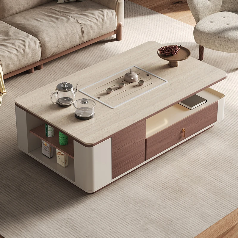 Luxury Decoration Coffee Table Modern Bedroom Storage Designer Living Room Side Table Drawers Couchtisch Lounge Suite Furniture