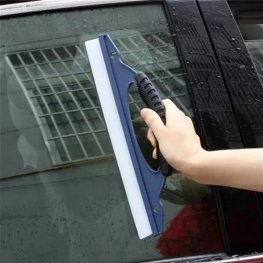 1xCar Wiper Board Silicone Cars Window Wash Clean Cleaner Wiper Squeegee Drying Blade Shower Kits Plastic+ Silicone 32 10 95