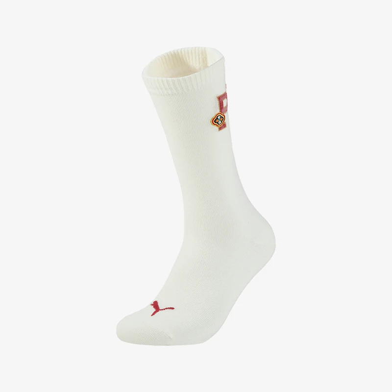 

Набор оригинальных спортивных мужских и женских средних носков с вышивкой и принтом Puma 938416-02