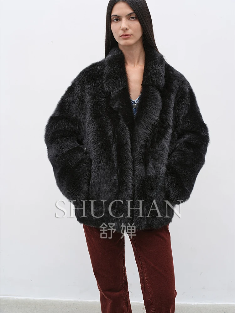 

Tuscany Italy 2024 New Double-faced Fur Casaco De Frio Feminino Inverno Winter Jacket Women Real Fur Coat