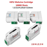 version  2.0.H/2.1H//2.3H/ HIFU Cartridge 1.5/3.0/4.5mm For Facial 8.0/13.0mm For Body 10000 Shots Exchangeable HIFU Transducer