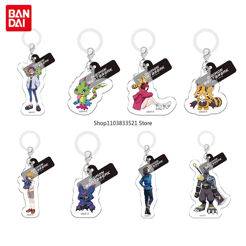

BANDAI Original DIGIMON BEATBREAK Tenma Tomoro Gekkomon Sakuya Rena Chiropmon Alex Action Figures Capsule Model Key Chain
