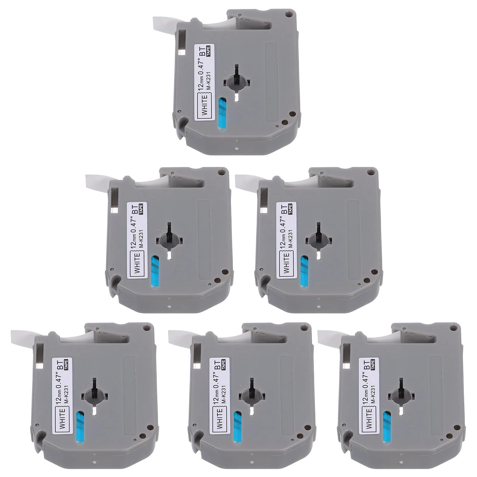 

6 шт. ламинированная смазка для воды, маслостойкая, ПВХ, прочная, легкая очистка, совместимая с Pt65 Pt70 Pt80