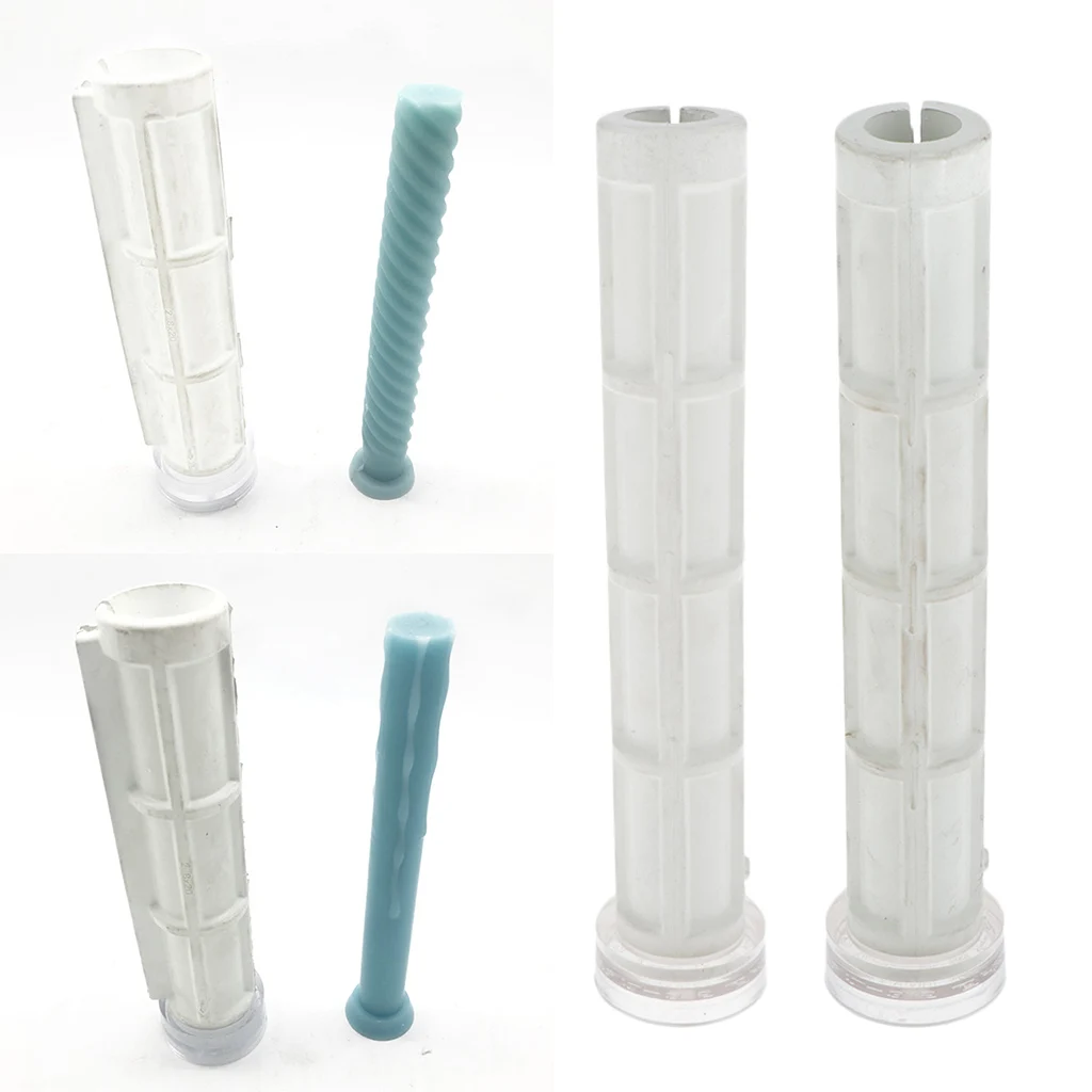 واضح اسطوانة سيليكون شمعة فندان الحلوى DIY صنع الحرف اليدوية