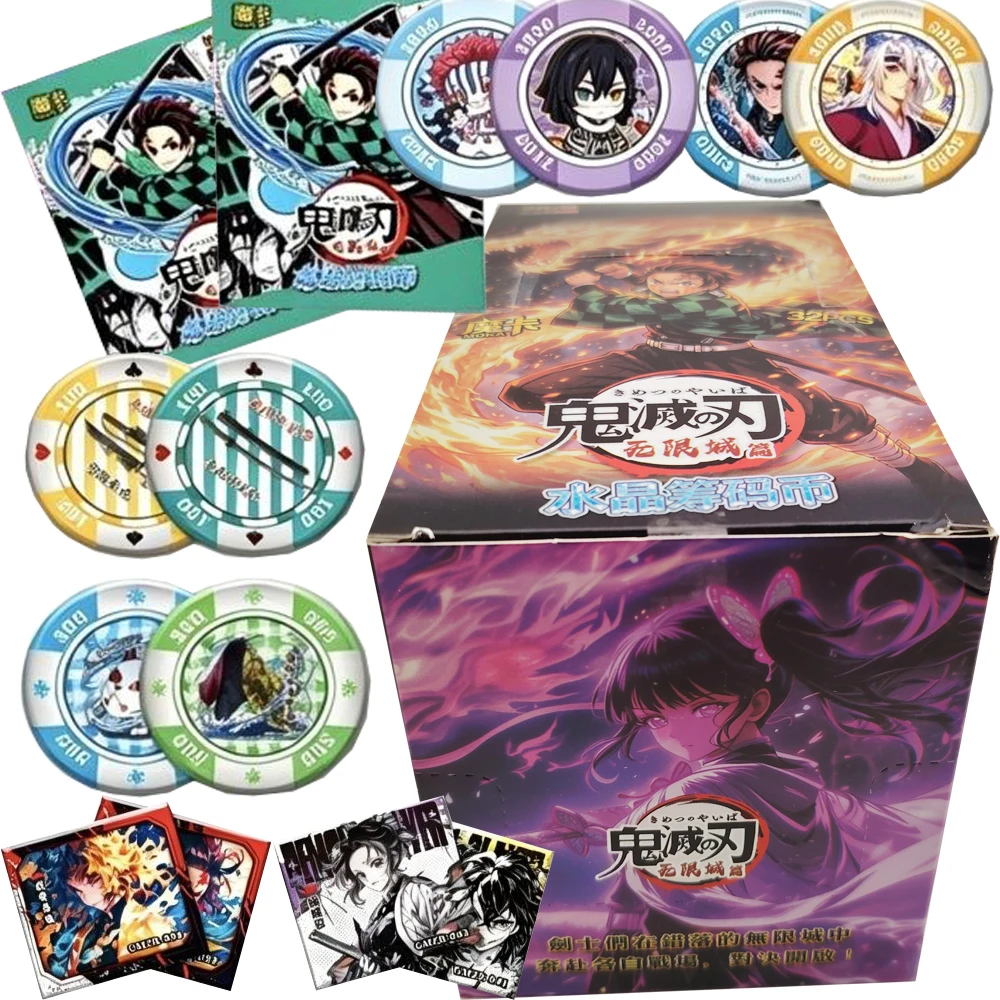 popolare-collezione-anime-classica-demon-slayer-carte-da-poker-personaggi-incantevoli-adesivi-sorpresa-regali-di-natale