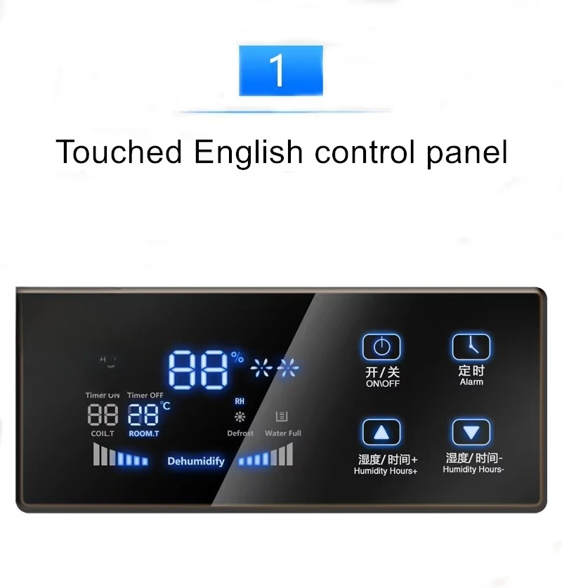 مزيل رطوبة المستودعات الصناعية للمزارع جودة عالية 138L مزيل الرطوبة 220 فولت #6