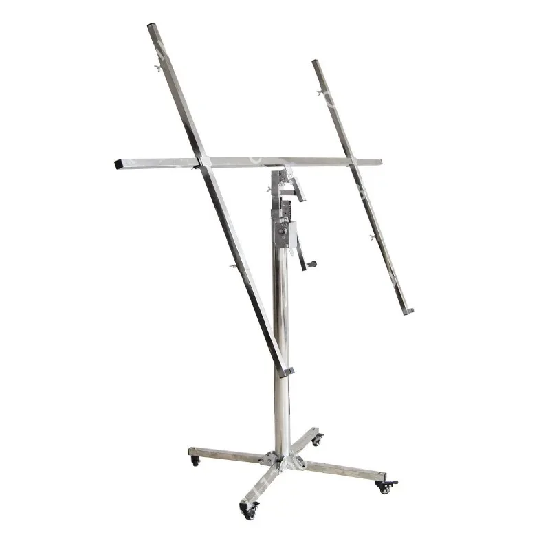 Woodworking ceiling gypsum board lifting tool, portable ceiling board edge banding 3-in-1 lift
