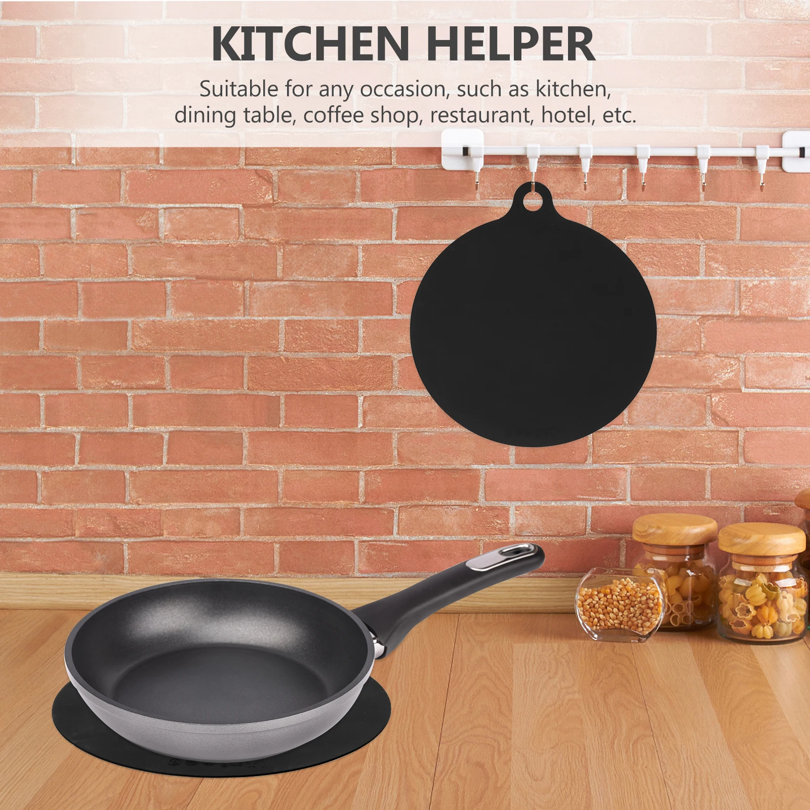 

2Pcs Round Silicone Air Fryer Mat Easy Clean Dishwasher Safe Baking Sheet for Oven Microwave Turntable Trivet Non Stick Kitchen