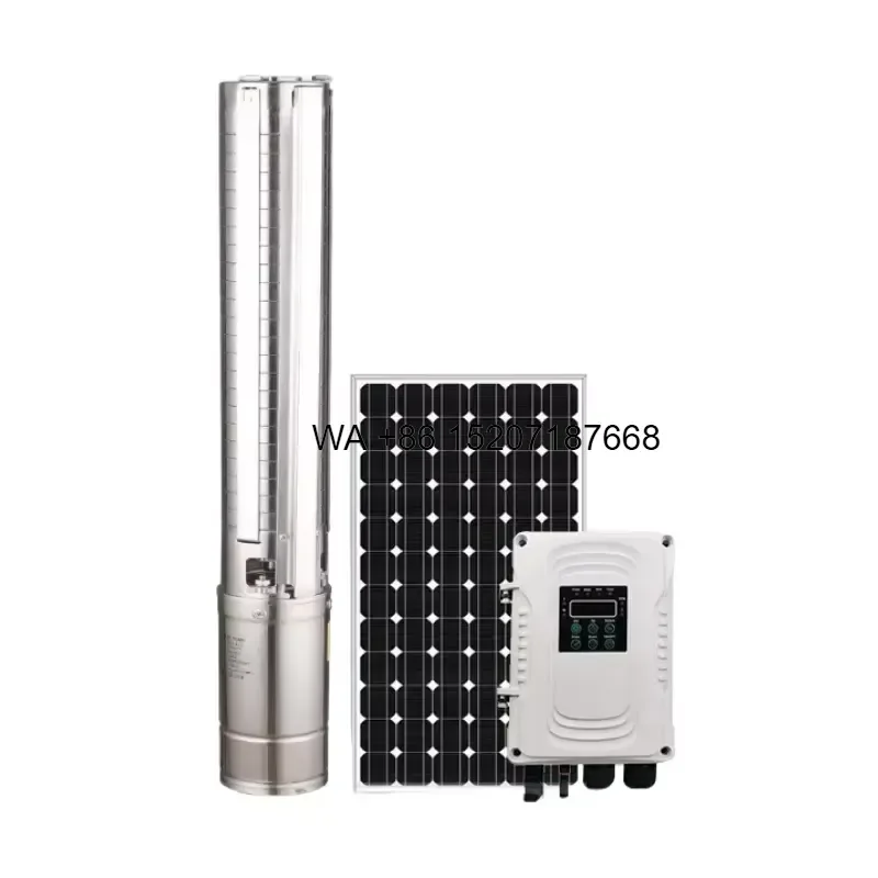 Wmwmnu for Solar DC Water Pump Complete Set Submersible Deep Well Pump for Agriculture Farm Irrigation