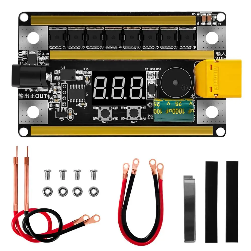 12v Spot Welding Machine Control Board Set Handheld Portable 18650 Lithium Battery Spot Welder Diy Accessories