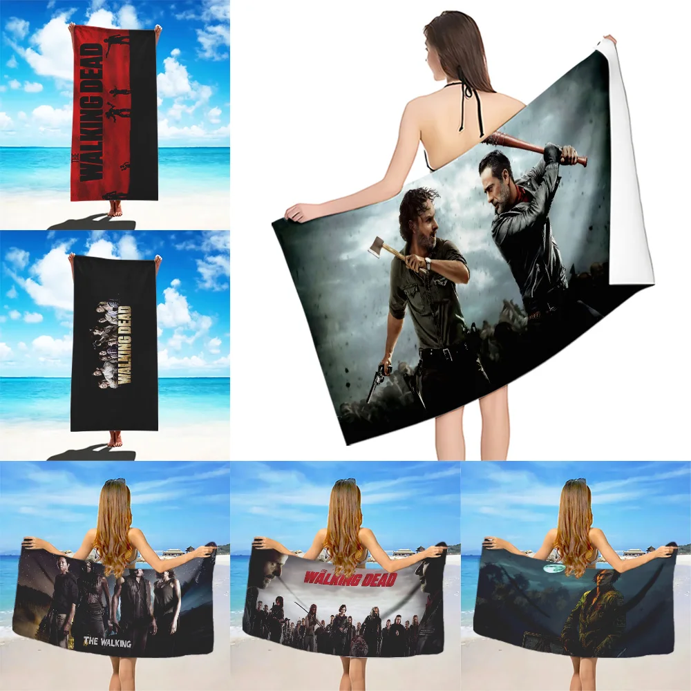 

The Walking Dead Beach Towel Microfiber Sand Free Quick Dry Soft Sandproof Pool Towels Gift for Women Travel Gym Shower Camping