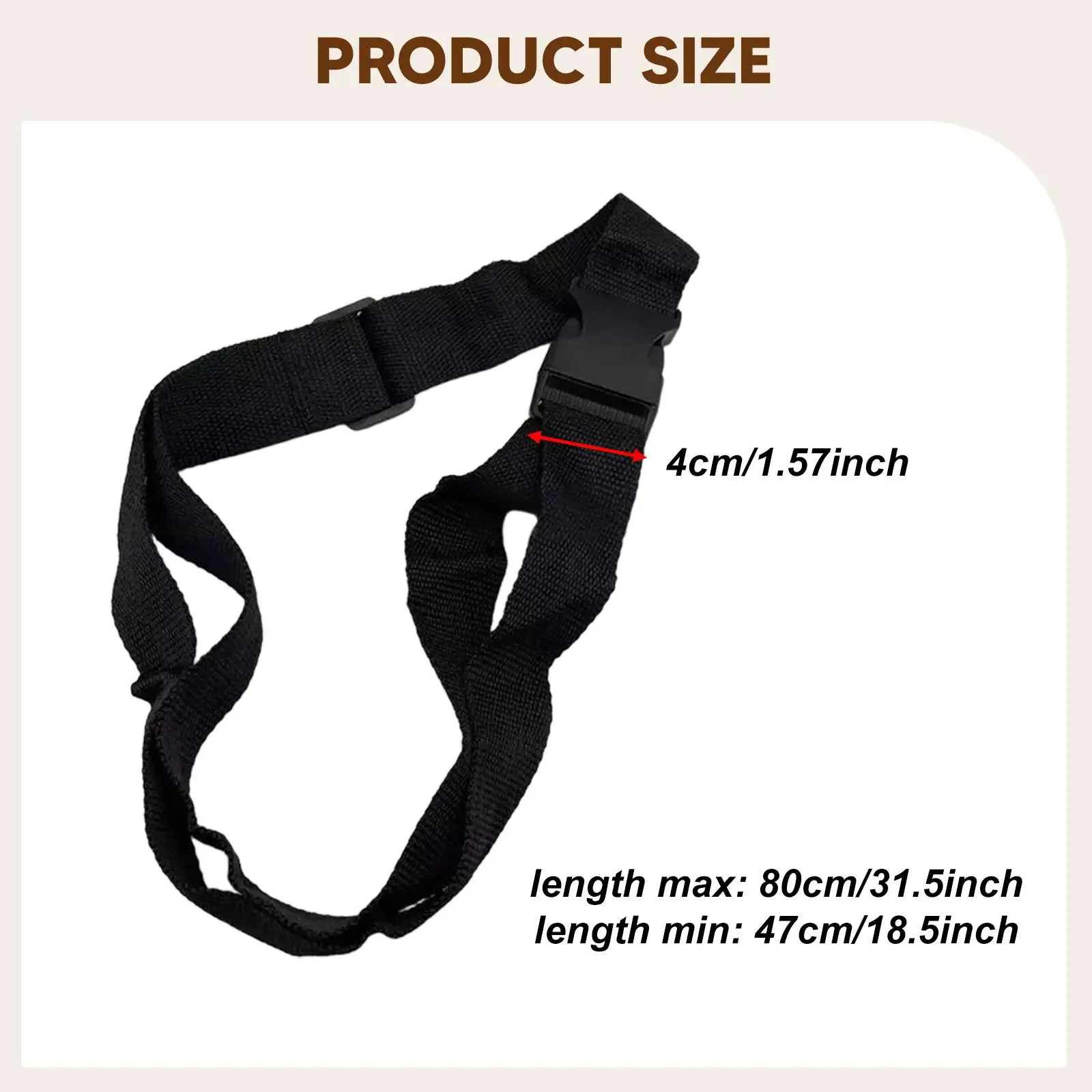 Telescoping Ladder Secuing Strap Versatile, Portable, Adjustable Buckle Webbing Storage Strap, Extension Ladder Parts Fixed Belt