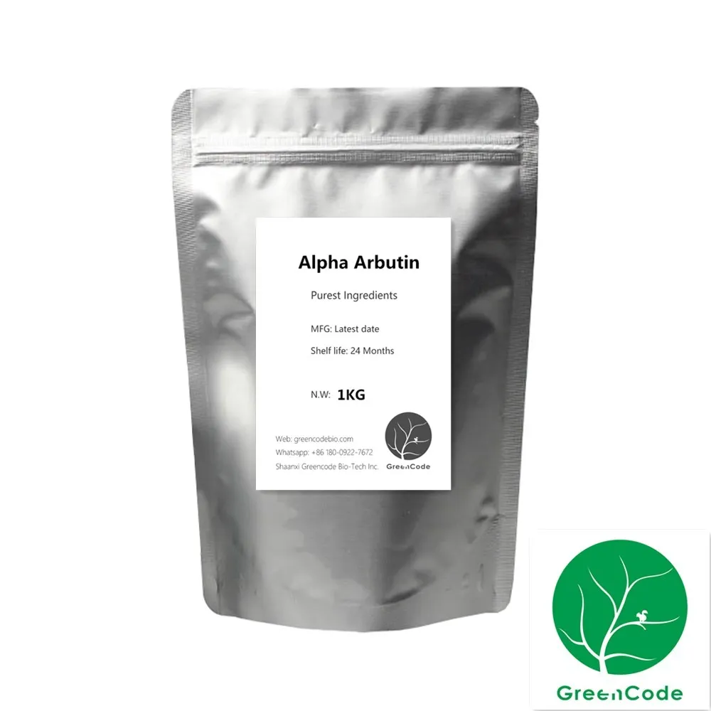 Pure Natural 99.9% Alpha Arbutin Powder For Whitening Skin Anti-aging 84380-01-8