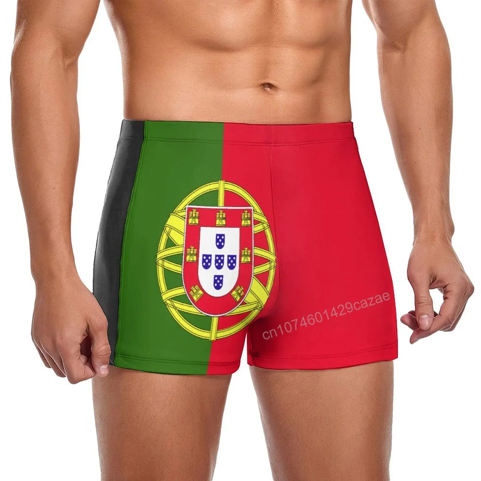 Swimming Trunks Portugal Flag Quick Dry Shorts For Men Swim Beach Short Summer Gift