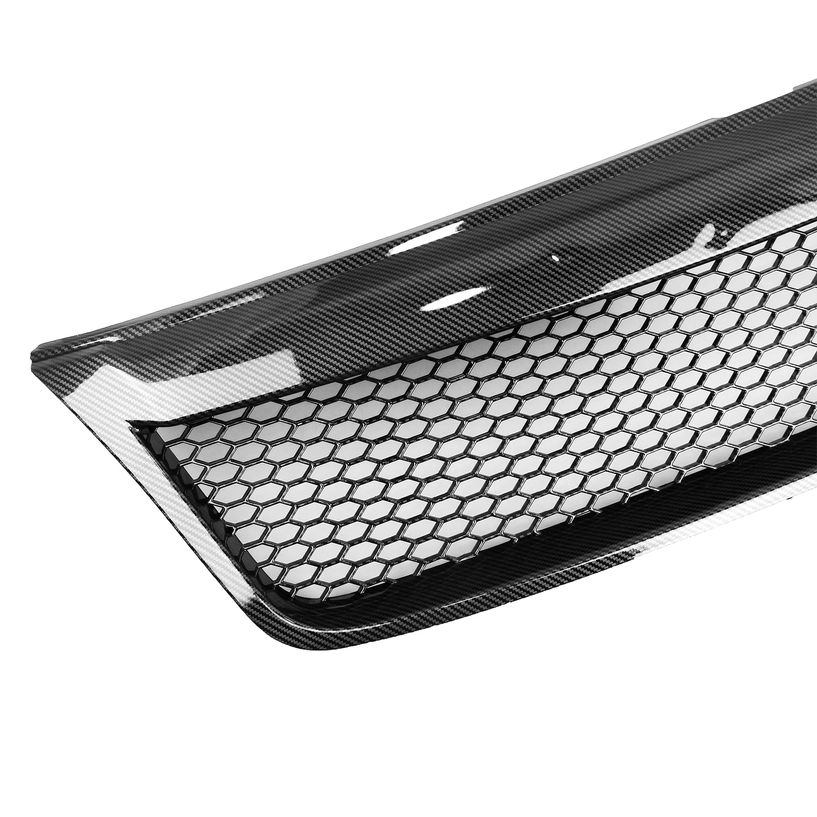 

Front Center Grille Cover Racing Grill For Subaru Forester 2009-2013 Matte/Gloss Black/Carbon Fiber Upper Bumper Hood Mesh Grid