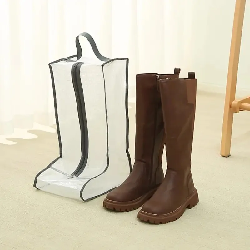 1/2PCS Schuhe Staub Abdeckung Mesh Transparent Schuh und Stiefel Lagerung Tasche mit Reißverschluss Tragbare Reise Staub Organizer schutz Tasche